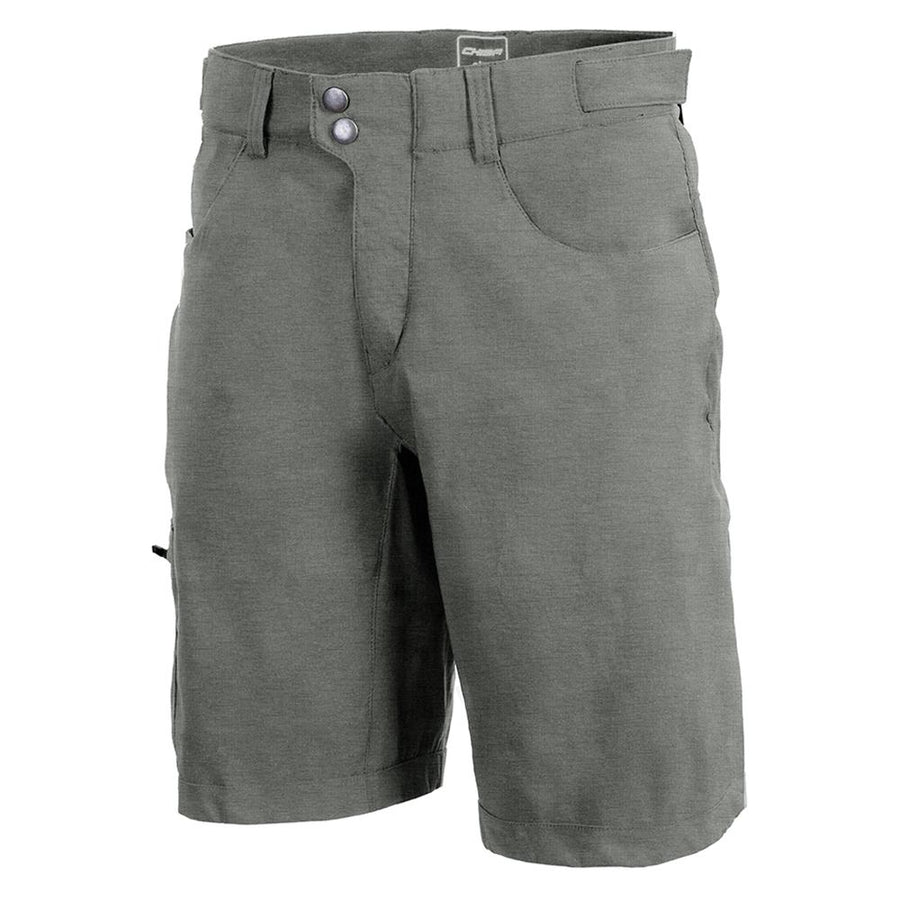 CHIBA Baggy Pants mit Innenhose Men - Radhose mit Sitzpolster, anthrazit/schwarz, Gr. M