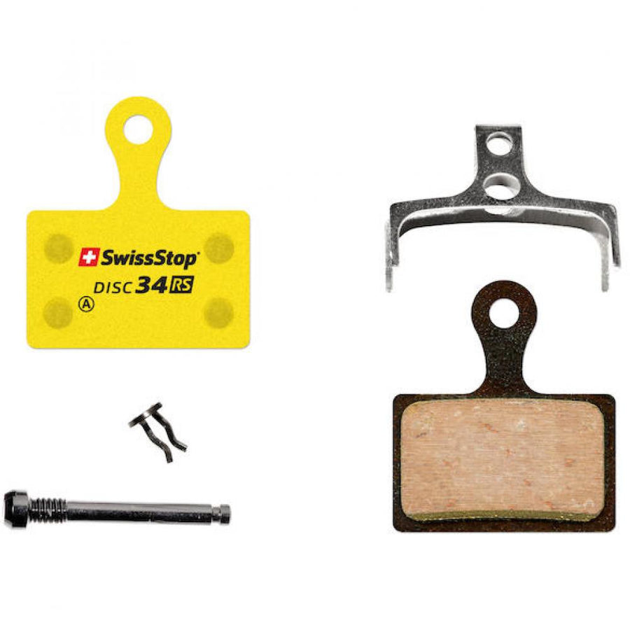 Bremsbeläge SwissStop Disc 34 RS Bremsbeläge 34 Gelb - leise, kraftvolle Scheibenbremsbeläge