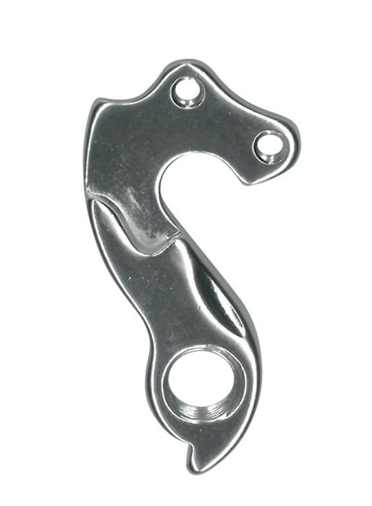 XLC Schaltauge DO-A28 aus Aluminium, silbernes Fahrrad-Ersatzteil für Kettenschaltungen.