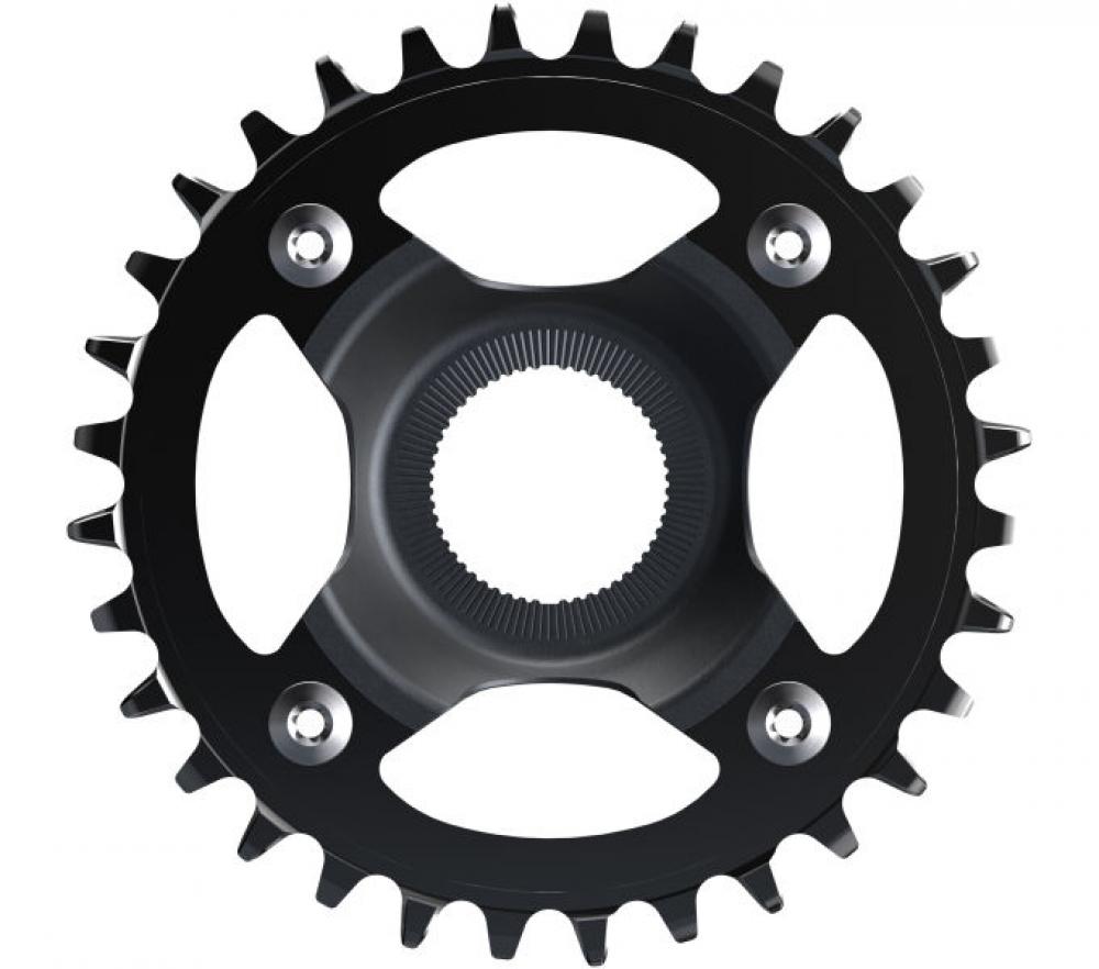 SHIMANO Kettenblatt EP801/EP600 CR-EM800 32Z schwarz - effiziente Performance für E-Bike-Antriebe