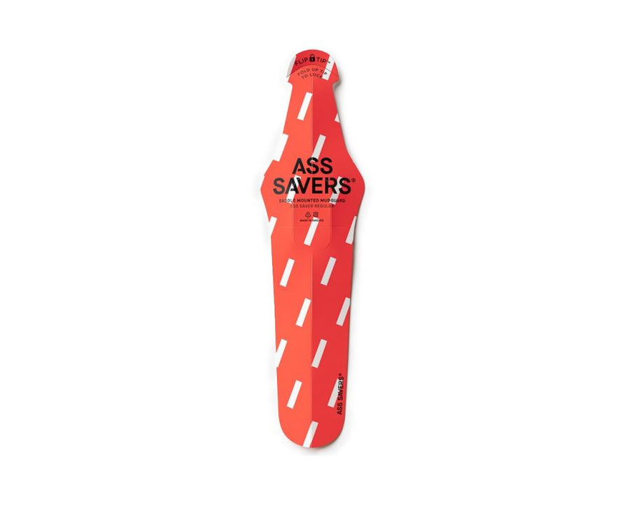 Ass Savers ASR-1 Regular Spritzschutz Hinterrad Bold Rain Red  Flexibler Schutz vor Spritzwasser, einfache Montage, passend für Rennrad & Gravel
