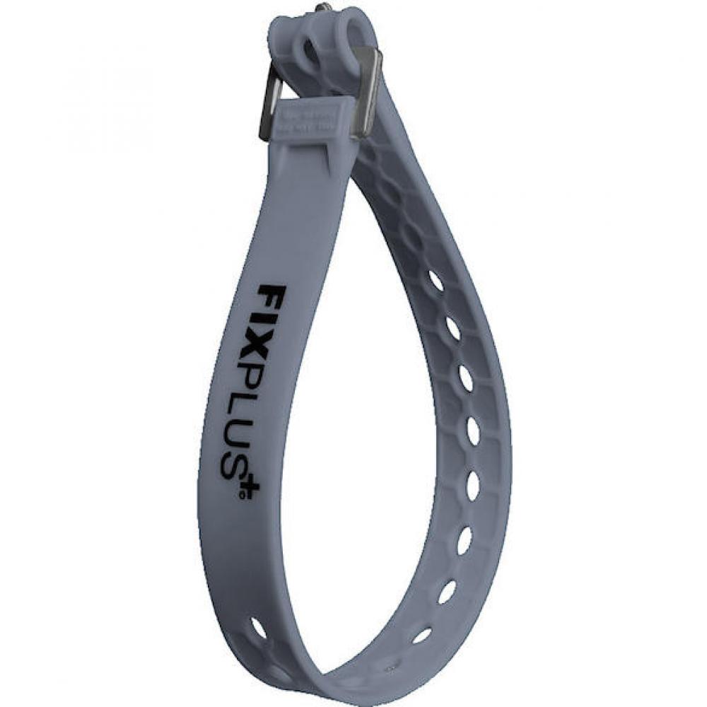 FixPlus Spannband Strap 46 cm dunkelgrau - elastisches Fixierband für vielseitige Befestigung