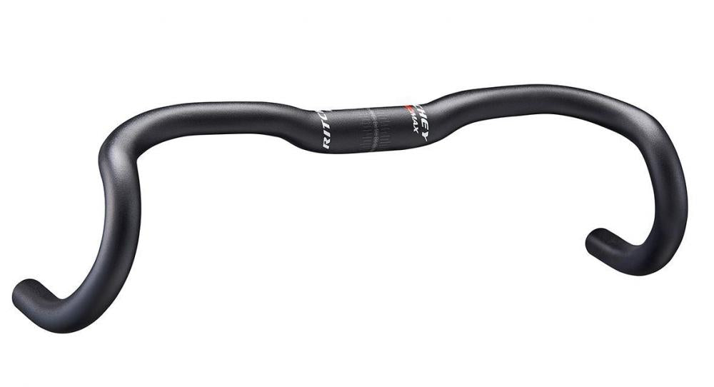 Ritchey Comp ErgoMax Drop Lenker 31,8 mm, 46 cm Breite, 128 mm Drop, 73 mm Reach, 10 mm Rise, 4° Backsweep, 12° Flare, BB Schwarz