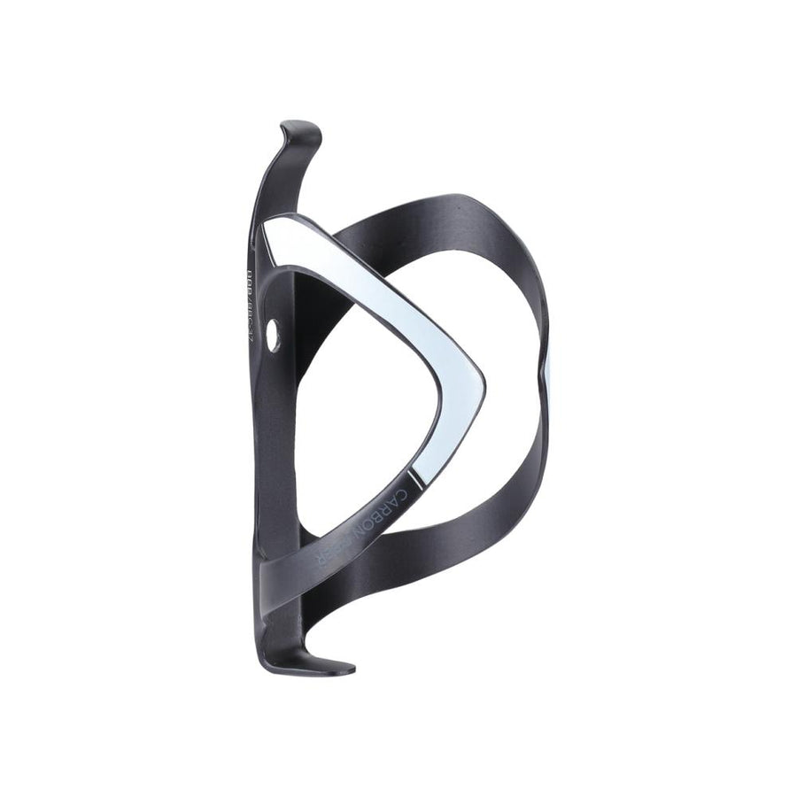 BBB Cycling BBB Flasschenhalter FiberCage matt schwarz/weiß One Size matt - ultraleichter Carbon-Flaschenhalter