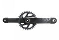 Leichte SRAM XX1 Eagle DUB Carbon-Kurbelgarnitur 170mm 34T grau für 1x12-Antriebe.