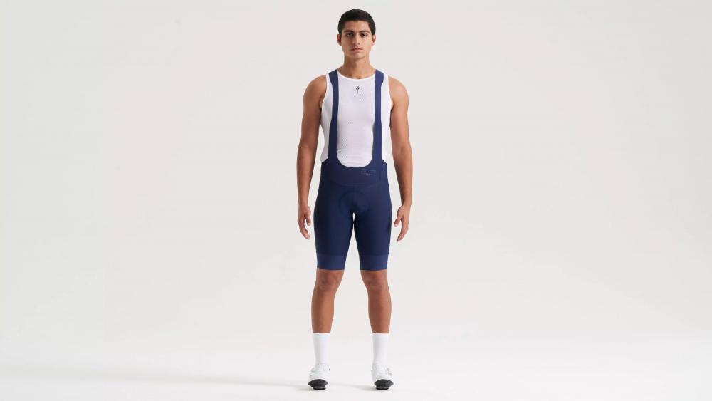 PRIME BIB SHORT MEN Deep Marine Blue XL - Premium Trägerhose für Herren - Bibshort