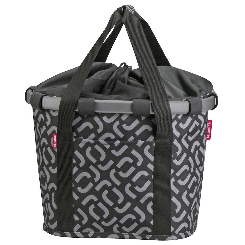 klickfix reisenthel fahrrad - lenkertasche vorderradkorb Bikebasket signature black 28x26x35cm Tint/Mirror:Sunny Silver (Cat 3) Netflix vs. Paramount: Was Comfortable Clothing