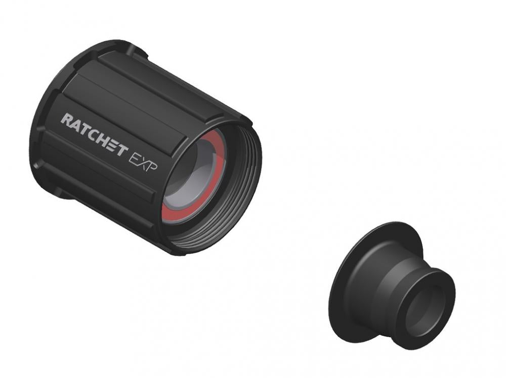 DT Swiss Freilauf/Rotor Umrüstkit Shimano Ratchet EXP 12 x 142/148 mm Schwarz - einfache Umrüstung