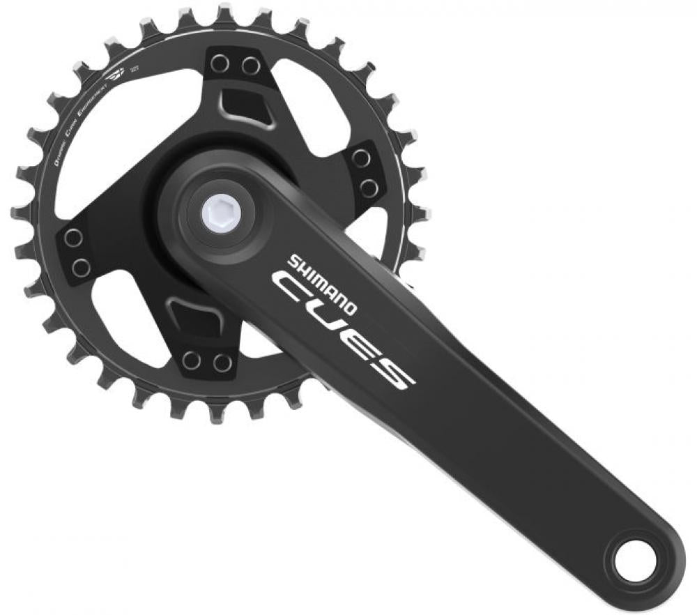 SHIMANO Kurbelgarnitur CUES FC-U4000 170 mm 32Z - robuste Allround-Kurbel für 9-/10-/11-fach Antriebe