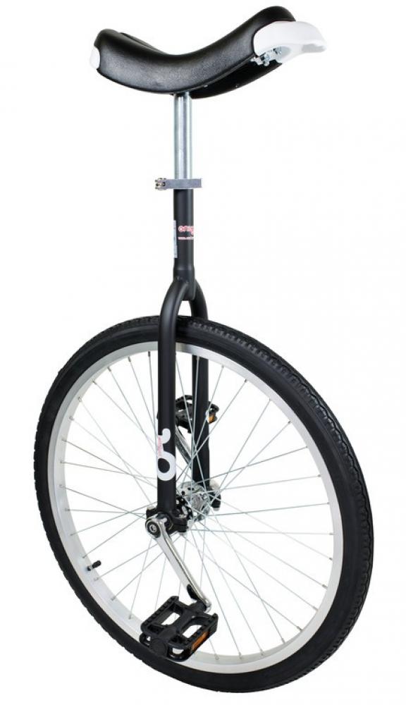 QU-AX Einrad OnlyOne 24" schwarz Alufelge, Reifen schwarz