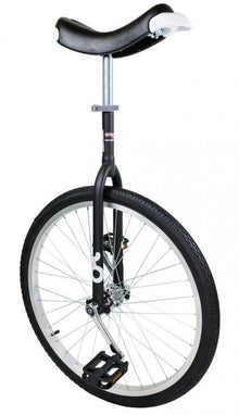 QU-AX Einrad OnlyOne 24" schwarz Alufelge, Reifen schwarz