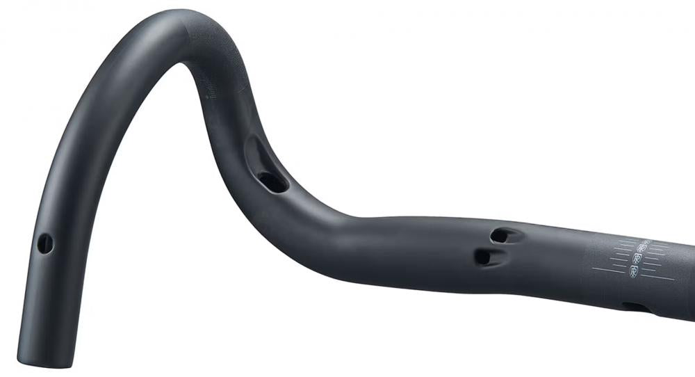 Ritchey Superlogic EvoCurve Carbon Rennlenker 31,8 mm, 44 cm Breite, 130 mm Drop, 80 mm Reach, 4° Backsweep, 2° Flare, interne Kabelführung, mattes UD-Carbon-Finish