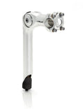 Silberner XLC Vorbau ST-T02 aus Alu, 100mm, für 25,4mm Lenker und 1 1/8" Gabel.
