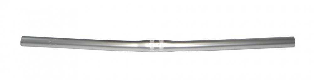 Ergotec Lenkerbügel Town Exclusive Stahl, Ø 25,4mm, 580mm, Alu-Look, 4°