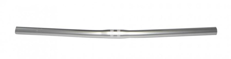 Ergotec Lenkerbügel Town Exclusive Stahl, Ø 25,4mm, 580mm, Alu-Look, 4°