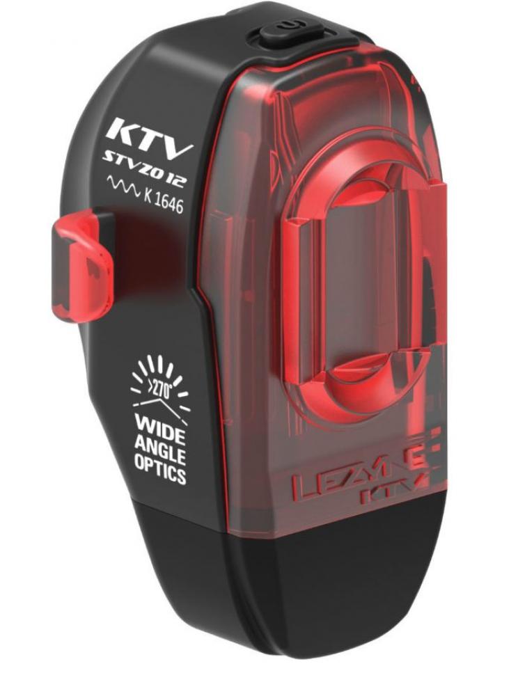Lezyne Rückleuchte LED rot KTV Drive StVZO schwarz 11 Lumen Akku