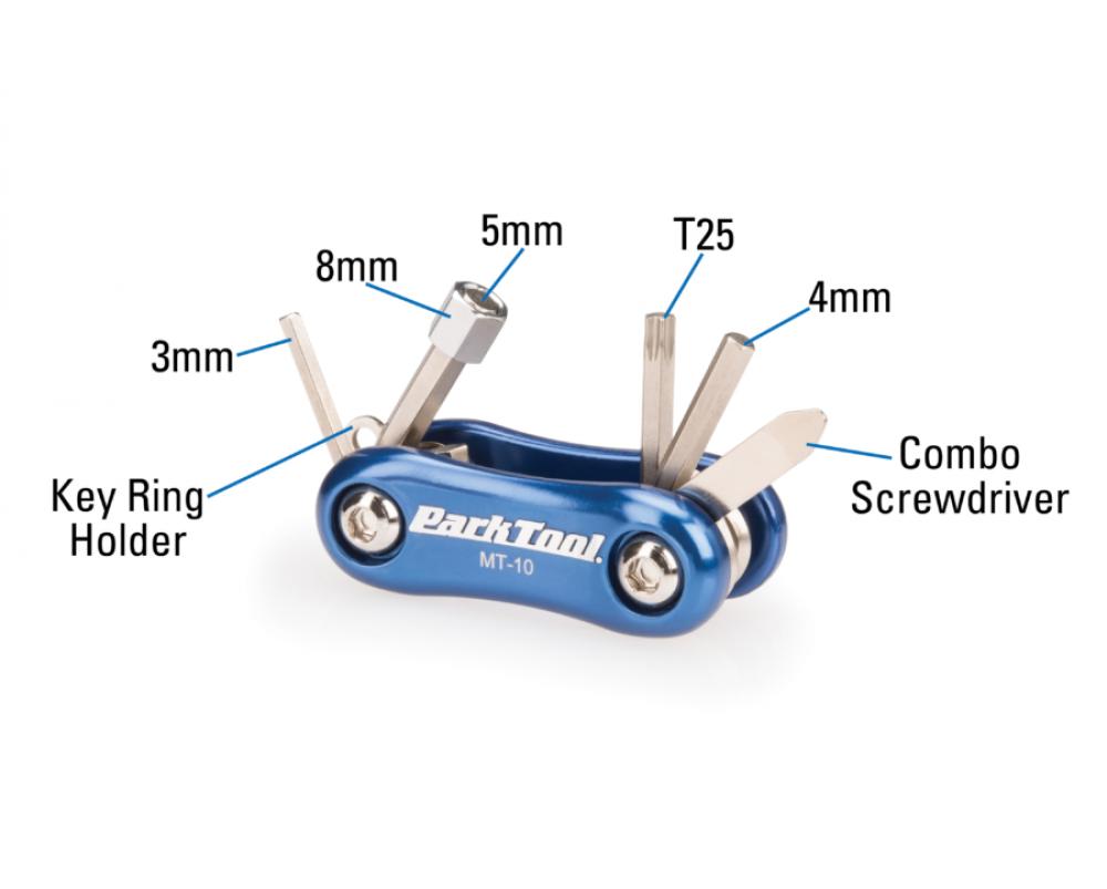 Park Tool MT-10 Road Multitool mit Innensechskant und T25