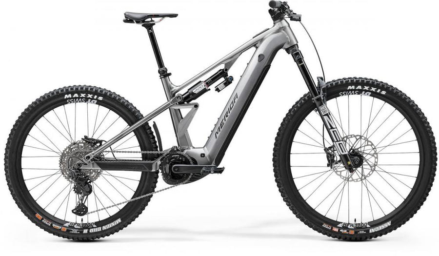 Merida eONE-EIGHTY 900 I1 glossy gunmetal M Grau - leistungsstarkes E-Mountainbike