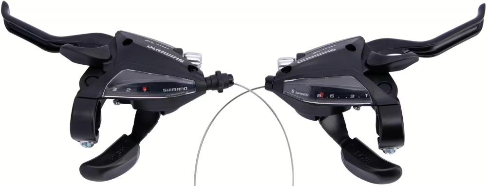 Shimano ST-EF500 3-/8-fach, rechts + links schwarz - präzise Schalt-/Bremshebel in neuester Version
