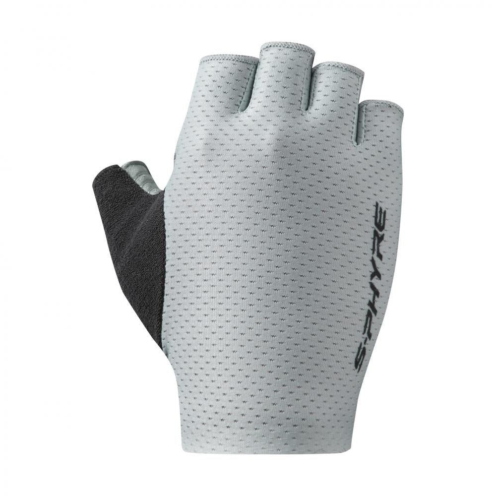 SHIMANO S-PHYRE LEGGERA Gloves Ice Gray S Gray - superleichte Rennrad-Handschuhe mit Top-Grip