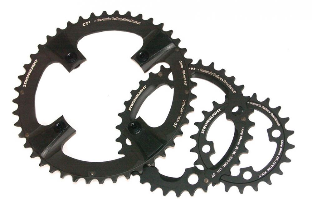 Stronglight Kettenblatt KETTENBLATT SCHWARZ 104MM LK 32Z 4 ARM - MTB-Kettenblatt