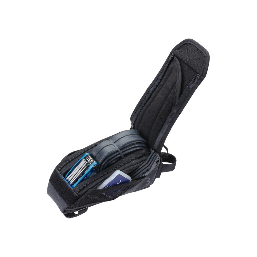 Rahmentasche Toptank 20x9.5x8.5cm 0,75l Schwarz - Kompakter Stauraum Am Oberrohr