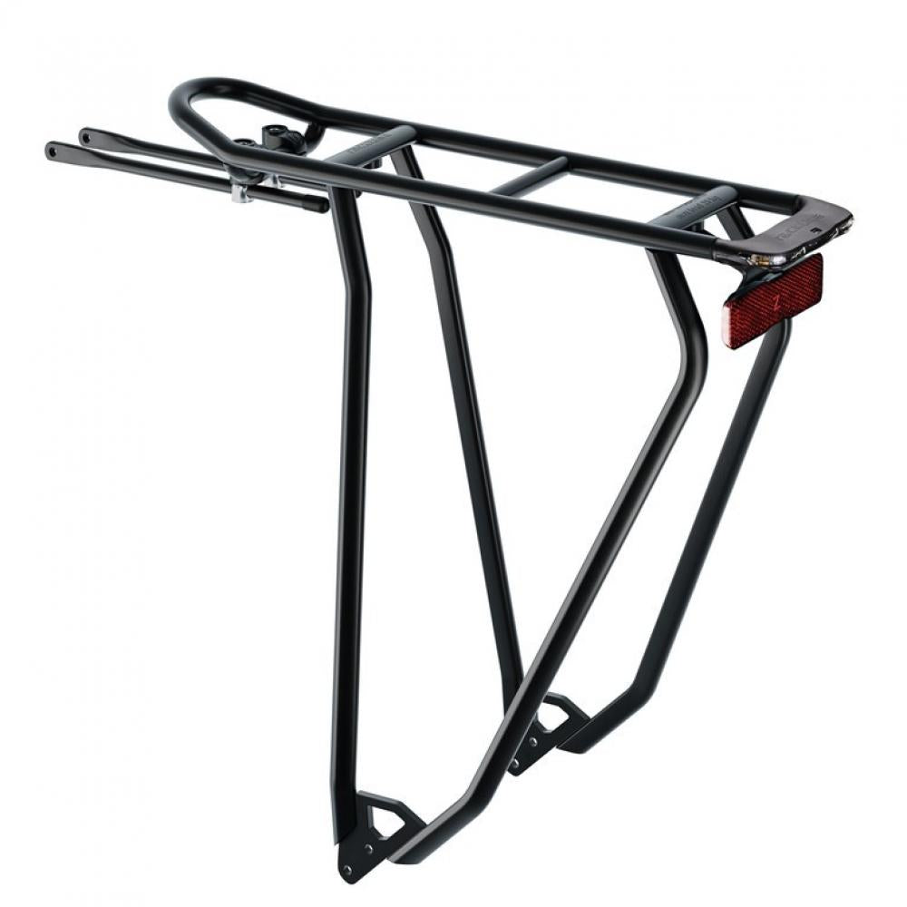 Racktime Shine Evo Light 2.0 Gepäckträger 28" Schwarz - Systemgepäckträger mit LED-Beleuchtung