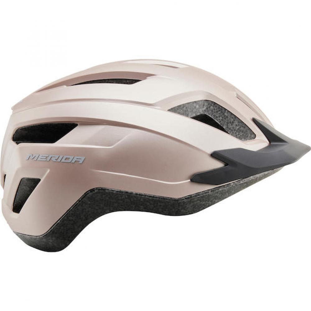 Merida Helm Commute champagner 54-58 cm Champagner - leichter City- und Pendlerhelm