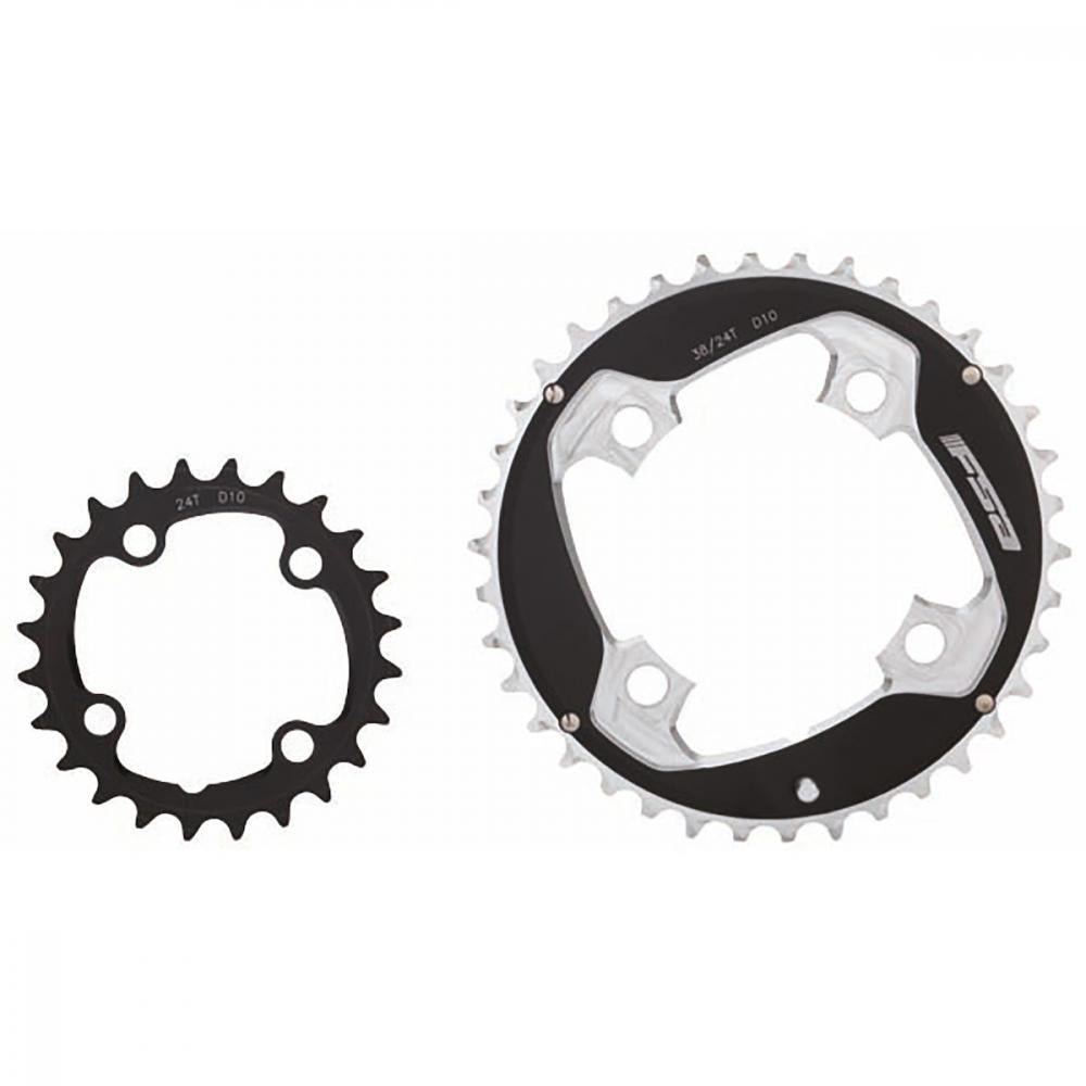 FSA MTB Kettenblatt SL-K/Afterburner 96 mm x 38 Zähne Schwarz - 4-Arm ABS