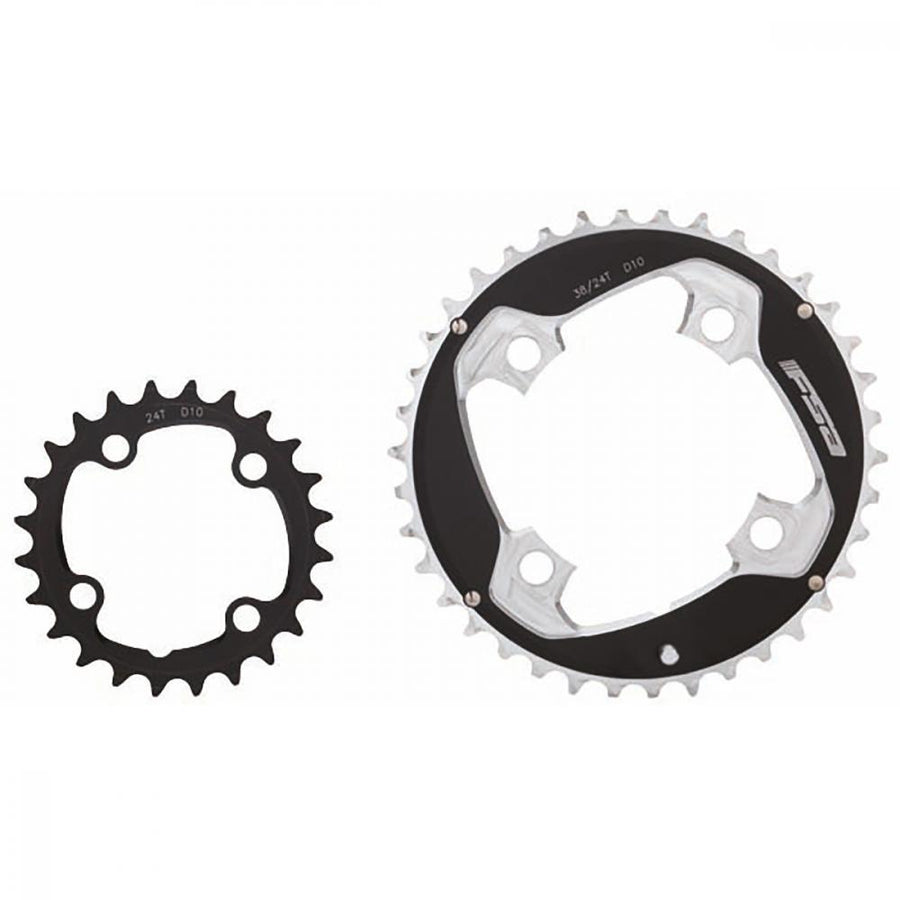 FSA MTB Kettenblatt SL-K/Afterburner 96 mm x 38 Zähne Schwarz - 4-Arm ABS