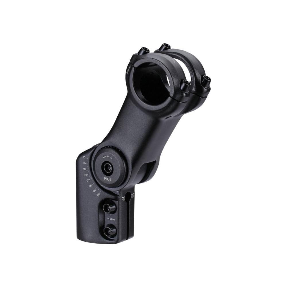 BBB Cycling BBB Vorbau einstellbar HighFix 31.8 31 schwarz - ergonomische Lenkeranpassung