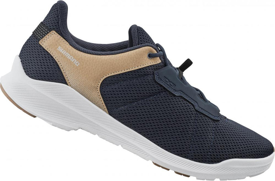 SHIMANO Fahrradschuhe EX300 Herren/Damen Touring SPD Größe 45, Blau