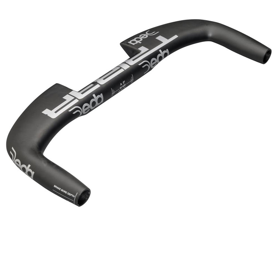 Deda Tribar DCR Carbon Lenker 42cm. Aerodynamischer Basislenker für Zeitfahren in schwarz.