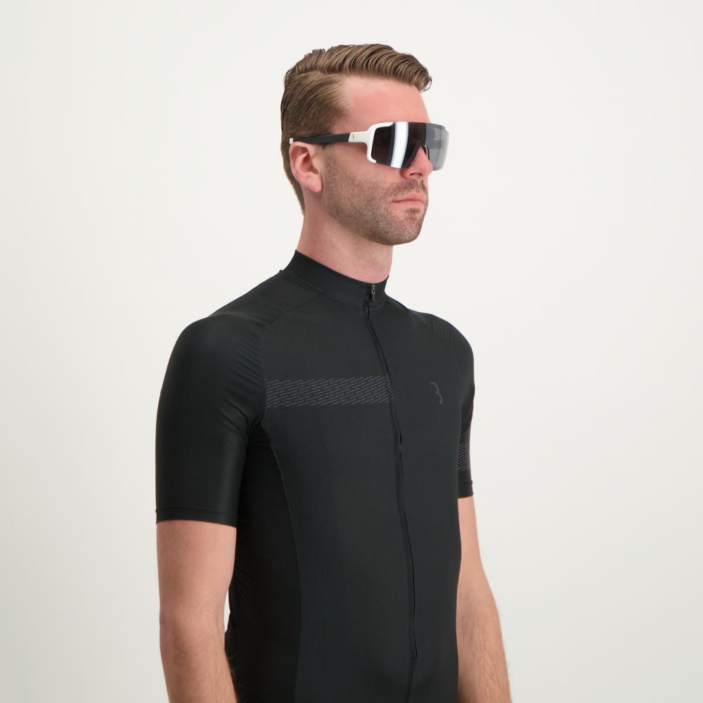 BBB Cycling BBB sportbril Chester Smoke flash M matt - stabile Sportbrille mit Vollrahmen-Schutz