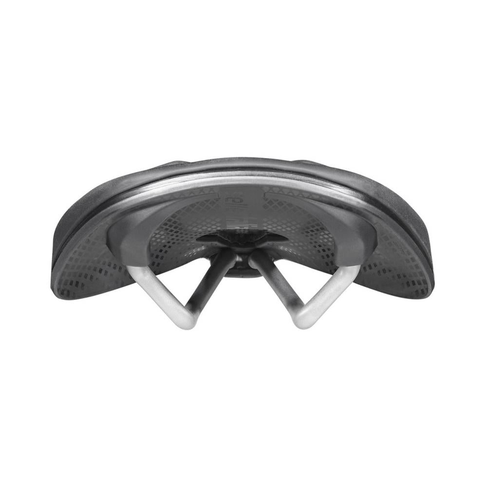 Selle Italia Model Y Superflow L2 black - ergonomischer Rennrad- und Gravel-Sattel mit 142 mm Breite, flexibler Komposit-Schale, Superflow-Aussparung