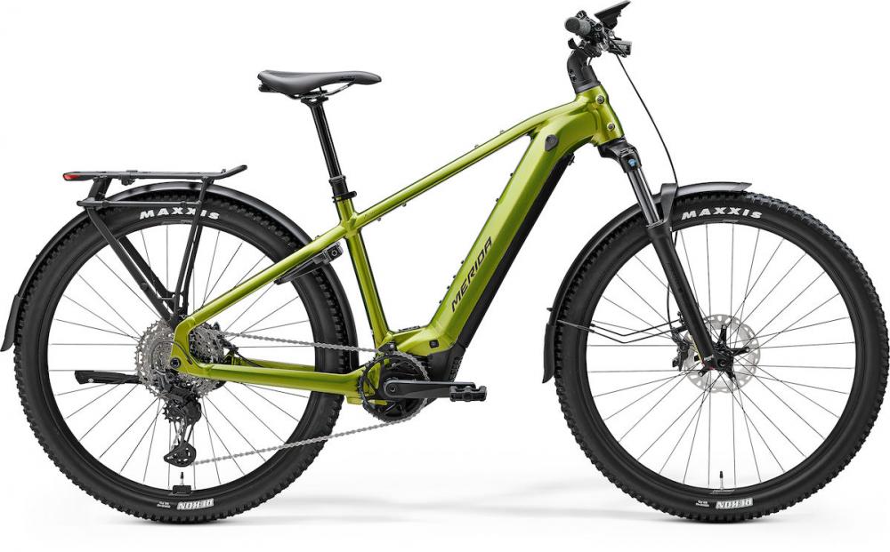 Merida eFLOAT CC 600 EQ E-SUV Bike - Größe L - fall green-black - 800 Wh - Bosch Performance Line CX - 29 Zoll - vollausgestattet