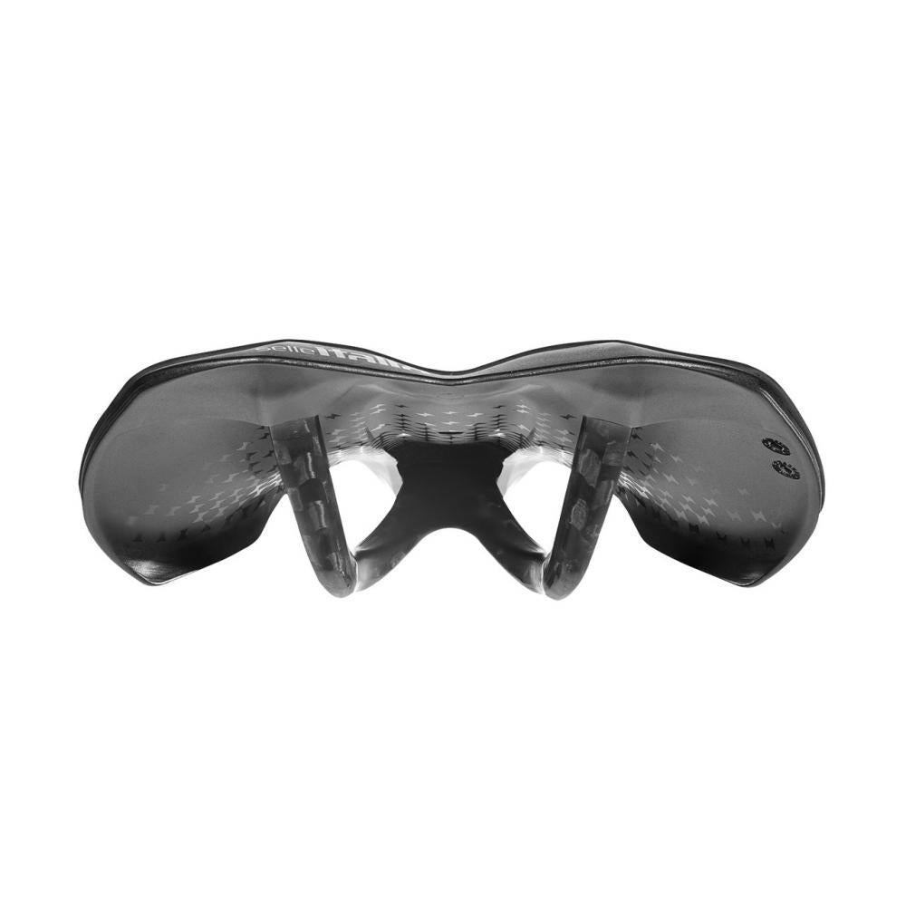 Selle Italia SLR Carbon Fill Rennsattel L1 - Superleichtes Carbon-Gestell Ø 7×9 mm, Carbon/Nylon-Schale, 145×242 mm, handgefertigte Polsterung, neutrale Form
