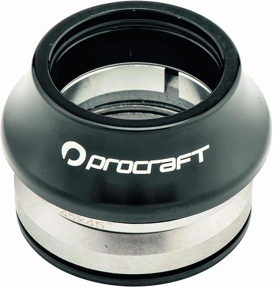 Procraft Steuersatz integriert Pro 4541 Cane 1 1/8 Zoll schwarz - leichter Präzisions-Steuersatz