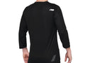 100% Airmatic 3/4 Sleeve Jersey XL black - atmungsaktives Trail-Trikot für maximalen Komfort