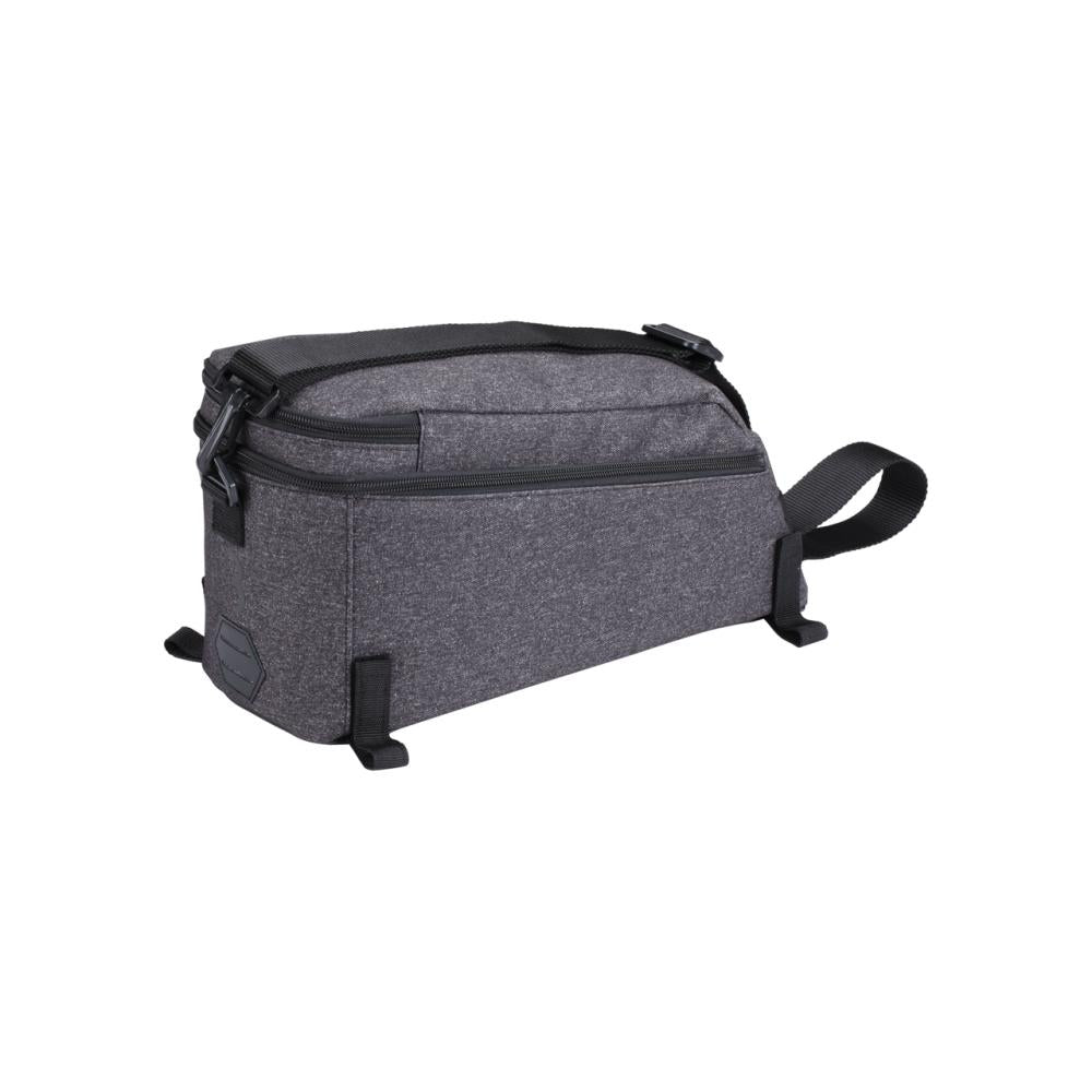 BBB Cycling Tasche für Gepäckträger CarrierPack 36x16x16cm 6L grau - kompakte Transportlösung