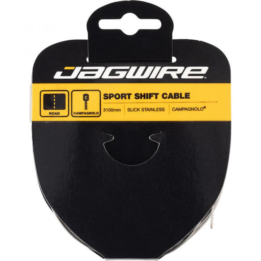 Jagwire Schaltzug Sport Edelstahl geschliffen 1,1 x 2300 mm Silber - Präzise Schaltperformance