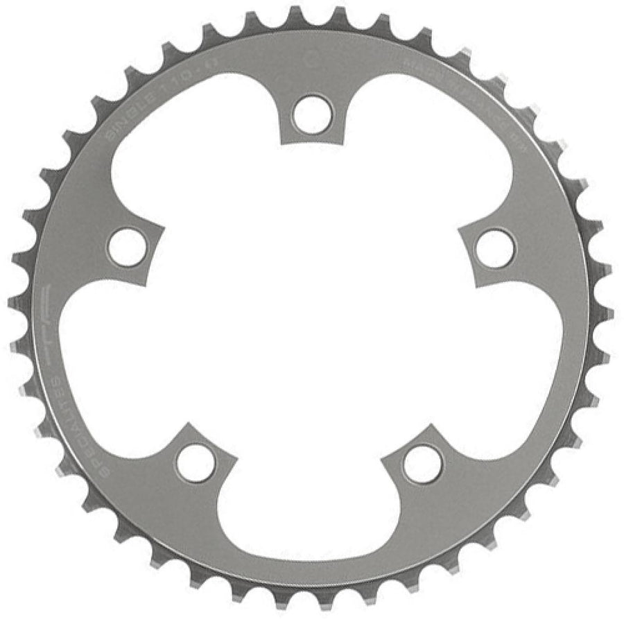 TA Kettenblatt Single 40Z silber Ø130 außen/innen für Fahrräder.