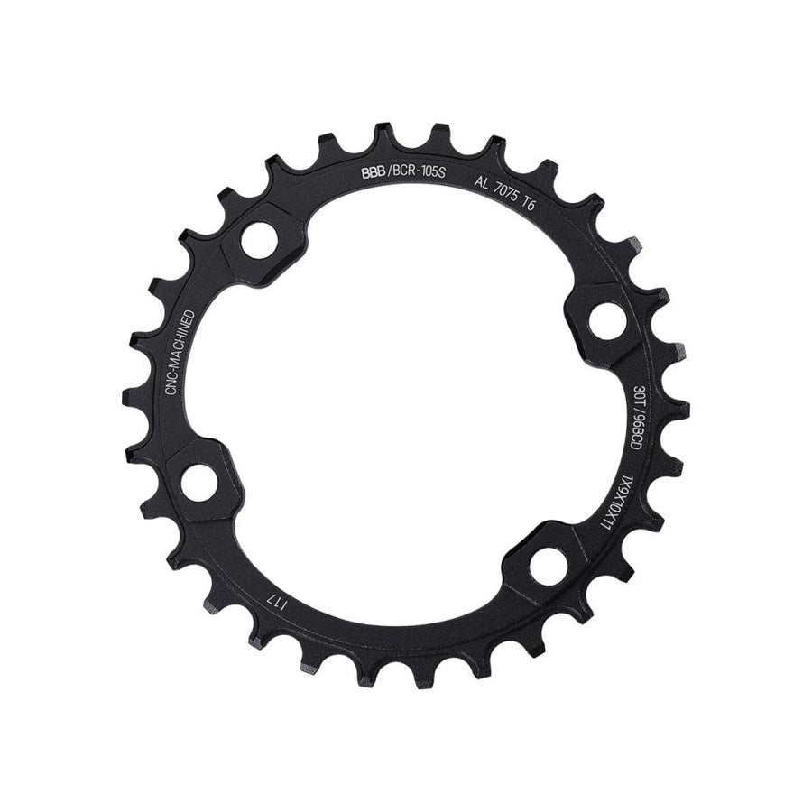 BBB Cycling BBB Kettenblatt MTBGear Shimano XT M8000 30T 96mm schwarz - effiziente Kraftübertragung