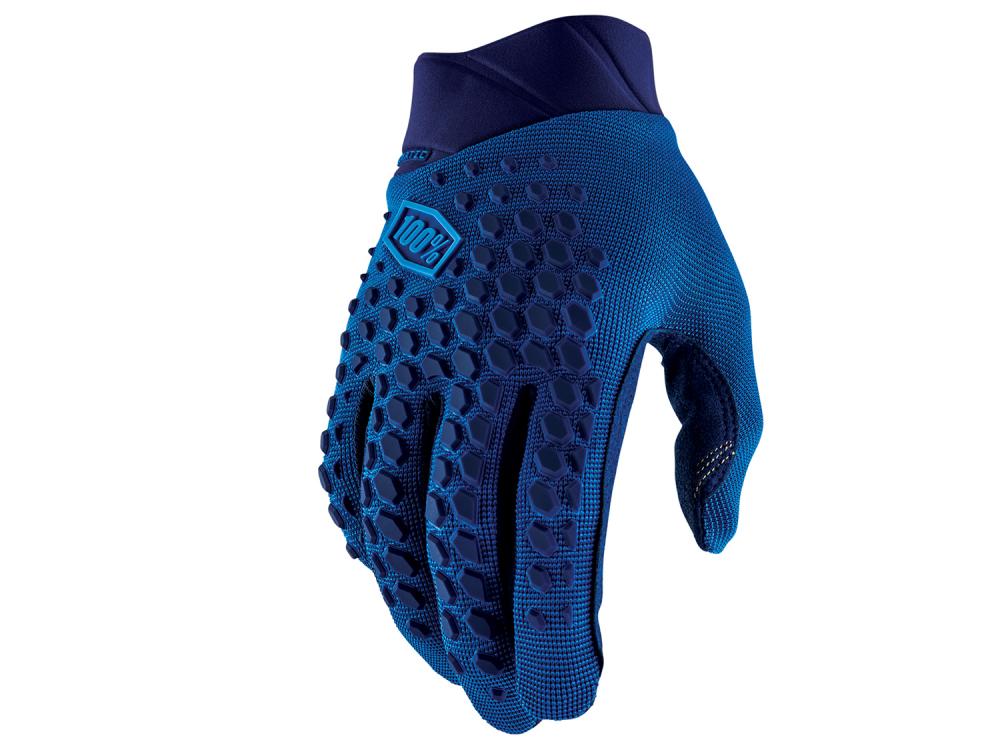 100% Geomatic Gloves XL Slate Blue - vielseitiger MTB-Handschuh mit Top-Grip