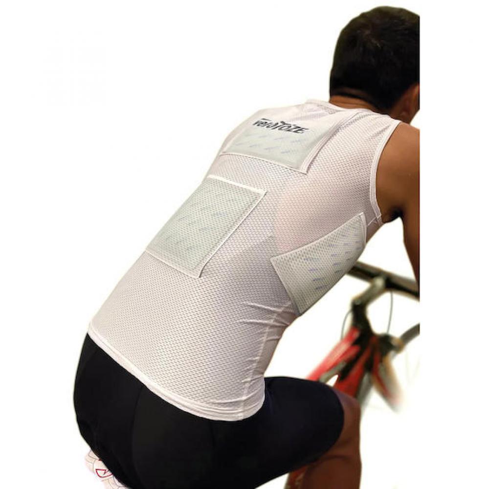 VeloToze Kühlweste S Weiß - maximale Kühlung für Indoor- und Sommer-Training
