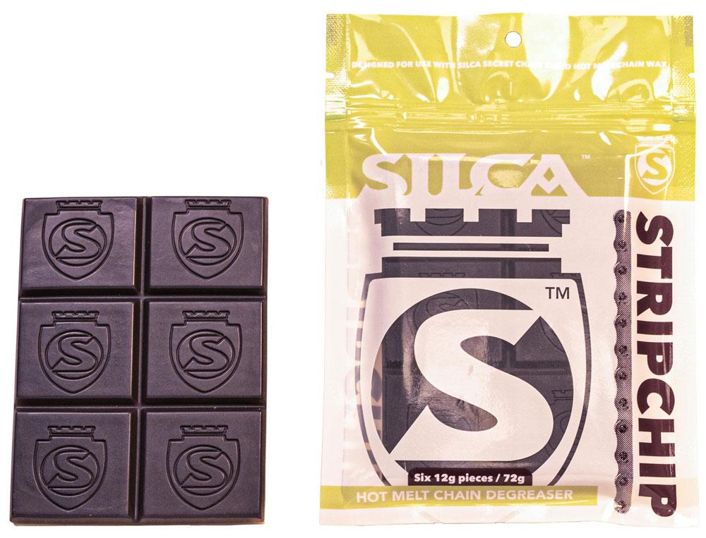 Stripchip Kettenheißwachs: Oleogelations-formel, Ersetzt Aggressive Entfetter, Ein Chip Pro Kette, Wird Beim Erhitzen Wachsartig, Einfache Anwendung, Effiziente Reinigung, 6 Stück À 12 G.