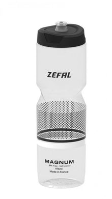 Zéfal Trinkflasche Magnum Soft Transparent Blau 975 ml Blau - große Bike-Trinkflasche in moderner Ausführung
