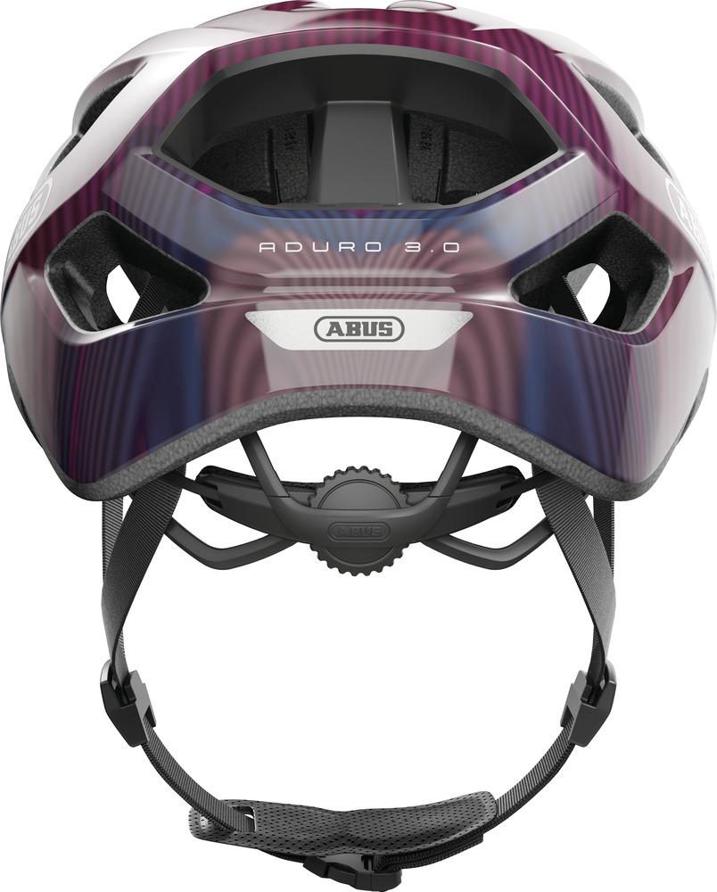 Abus Fahrradhelm Aduro 3.0 L=58-62cm purple waves