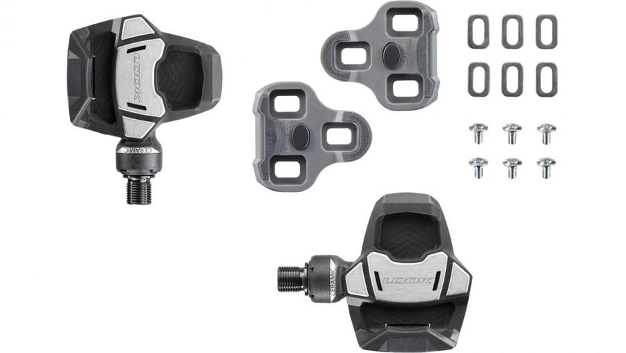 LOOK Keo Blade Ceramic Titan Pedale Straßenrad Carbon Titan Keramiklager 705 mm² - High-Performance Klickpedal