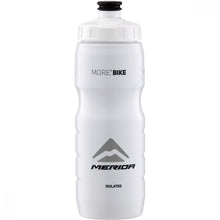 Merida Trinkflasche Thermo 650 ml Weiß/Grau - Auslaufsichere Thermoflasche für Radfahrer